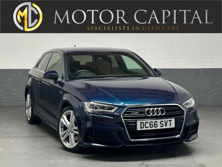 AUDI A3 2.0 TDI S line S Tronic Auto 6Spd quattro Euro 6 (s/s) 3dr